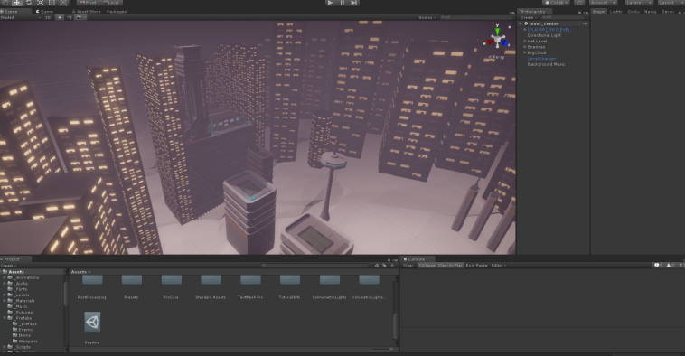 Picture of the world in the Unity Editor!
